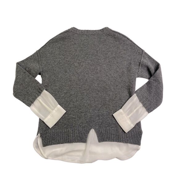 Brochu Walker Cashmere Blend Sweater with Shirt - Picture 2 of 6